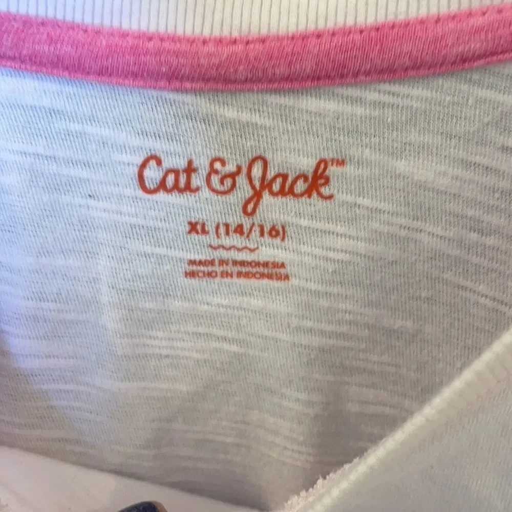 CAT and Jack girls pj top